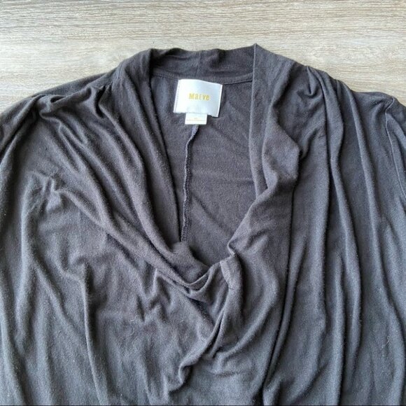 Anthropologie Maeve Melissa Draped Black Top - Picture 5 of 10